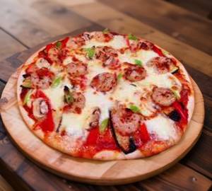Chicken Schezwan Pizza
