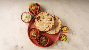 Amritsari Chola & Paneer Tikka Masala Thali