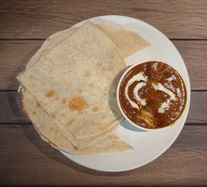 2 butter naan + butter chicken masala [250 ml]
