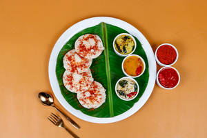 Ghee Karam Idly[4 pcs]