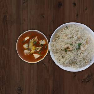 Ghee rice + paneer butter masala [250 ml]