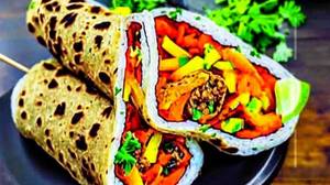 Veg. Kabab Roll