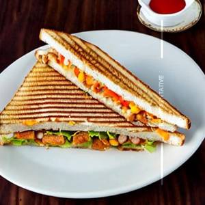 Club Veg Cheese Grill Sandwich