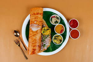 Ghee Karam[onion masala dosa]