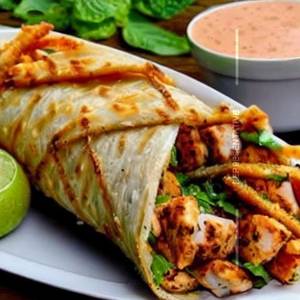 Chicken Roll Fries Mojito