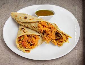 Malai Soya Chaap Kathi Roll