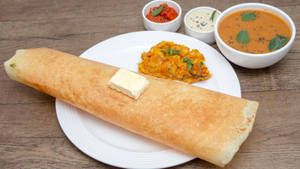 Masala butter dosa