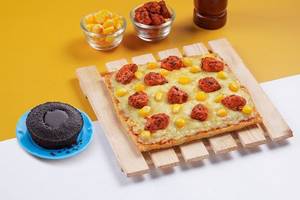 Chicken & Corn Pizza and Chocolava Combo