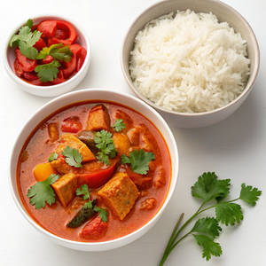 Red Thai Curry Chicken With Choice Of Rice