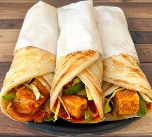 Paneer tikka roll 