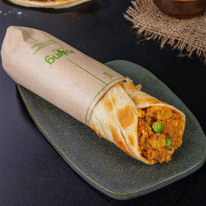 Chatpata Aloo Kathi Roll