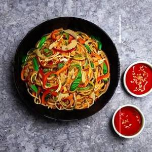 Chilli Garlic Whole Wheat Noodles