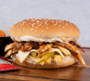 Chicken geyser burger
