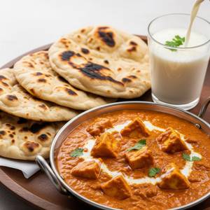 Butter Paneer Masala + 4 Tava Roti + Masala Chach