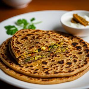Aloo Pyaz Paratha