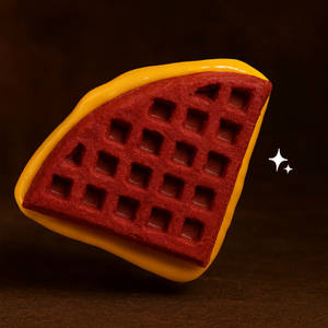 Mango Masti Velvet Waffle Sandwich