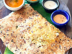 Onion Rava Dosa
