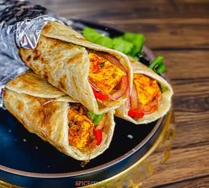 Spicy paneer roll