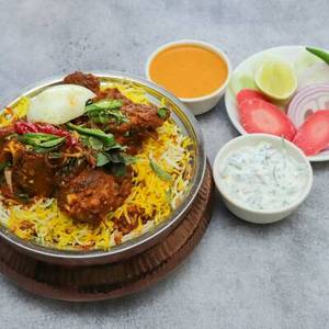 Andhara Chicken Roast Biryani