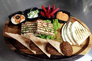 Lebanese Veg Mezze Platter