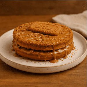 Biscoff Bliss Waffle Cake