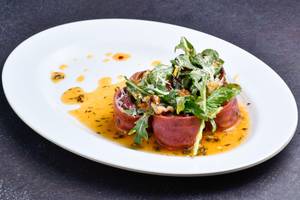 Spinach, Ricotta Tortellini With Orange Butter Sauce