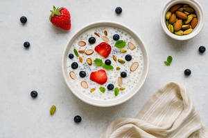 Berry Chia Tapioca Pudding