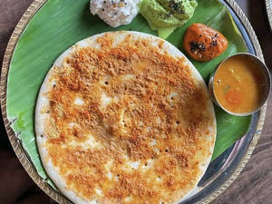 Ghee Podi Uttapam