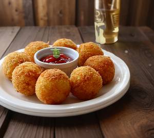 Potato Cheese Balls  (6 Pcs )
