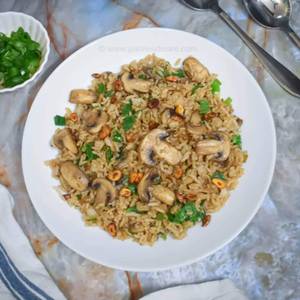 Chilli Mushroom Fried Rice