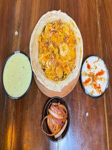 Prawns Dum Handi Biryani