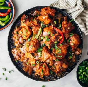 Hot Garlic Chicken Dry