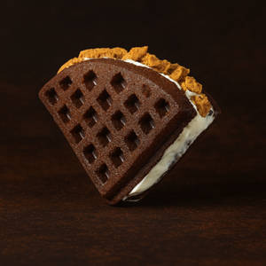 Biscoff Delight Waffle Sandwich