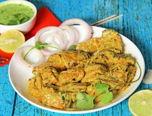 Afghani Soya Chaap Tikka