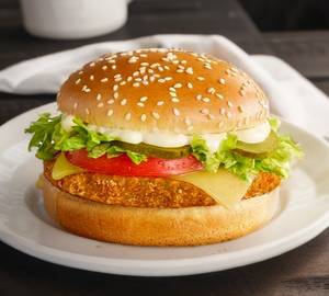 Spicy paneer burger
