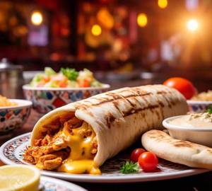 Special chicken shawarma
