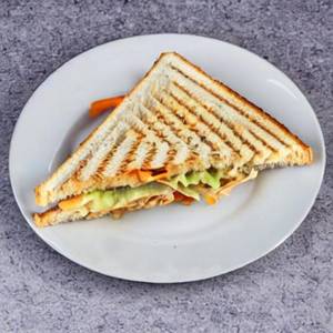 Olive chicken cheese sandwich