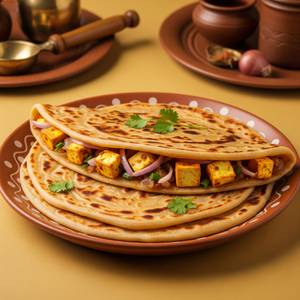 Paneer Pyaz Paratha