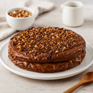 Almond Indulgence Waffle Cake