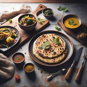 Ghee Aalu Paratha         