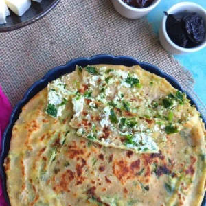 Stuffed paneer paratha