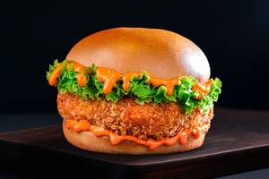 Spicy Paneer Delight Burger