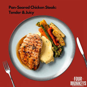 Chicken Steak With Mashed Potato