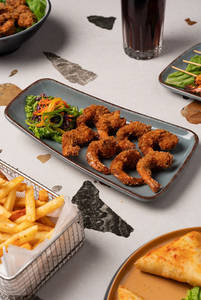 Crumb Fried Prawns