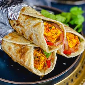 Paneer Tikka Achari Kathi Roll