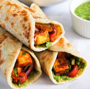 Tandoori Masala Paneer Shawarma Roll