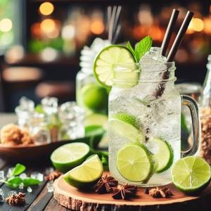 Fresh Lime Soda Juice