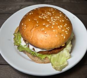 Chicken kabab burger