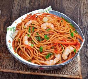 Schezwan Prawn Noodles   