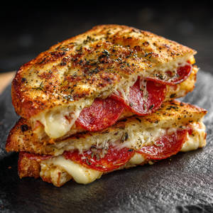Smoky Pepperoni & Cheese Sandwich
